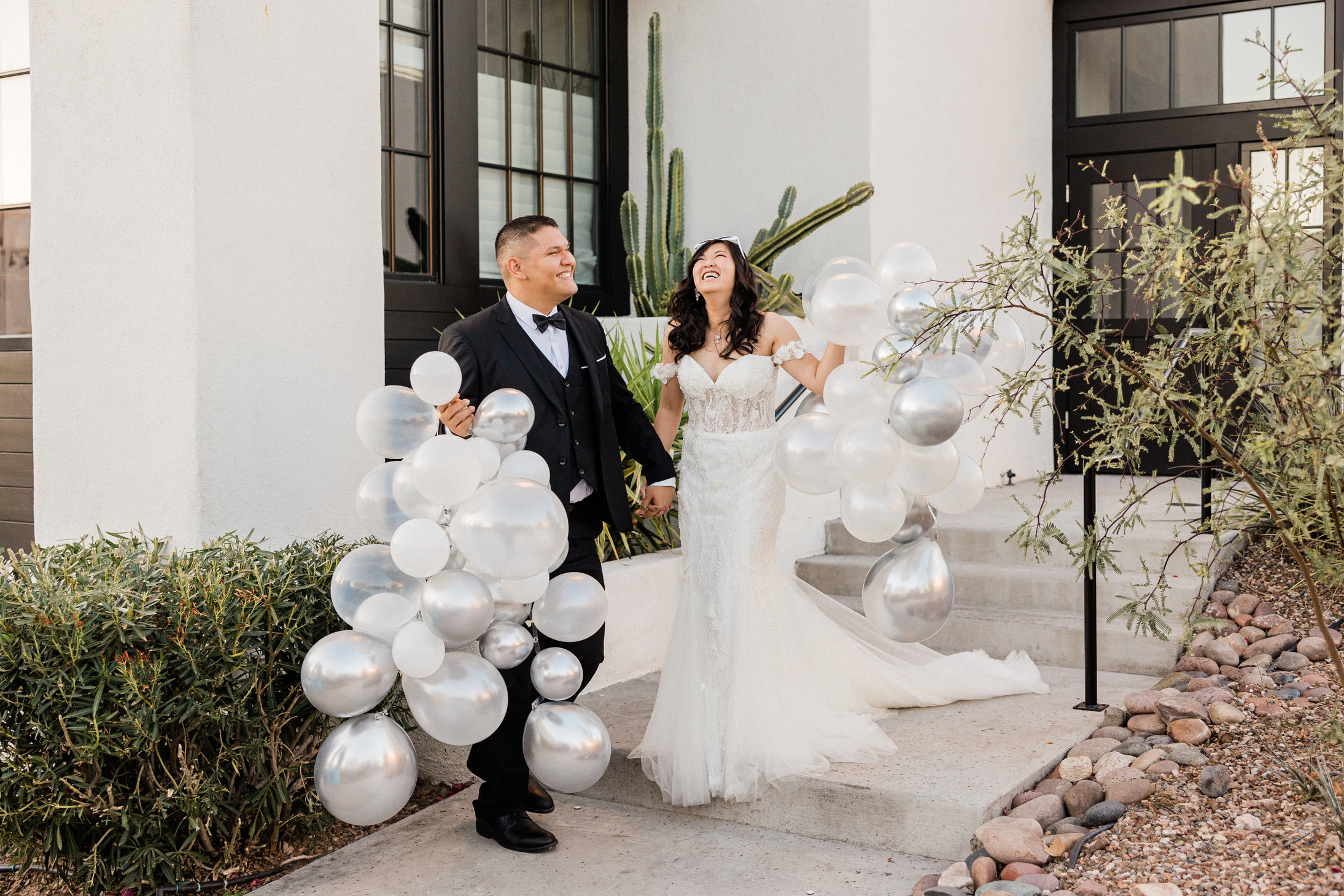 Newlywed Couple at the Reception